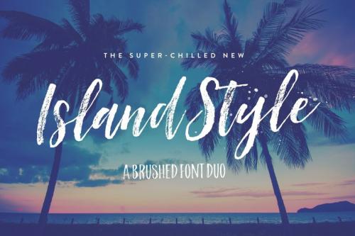 Island Style Brush Font