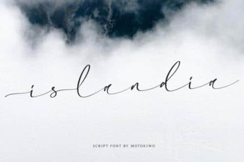 Islandia Handwritten Font