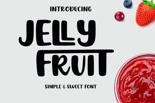 JELLY FRUIT DISPLAY FONT