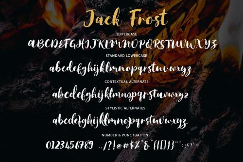 Jack Frost Brush Font Free Download