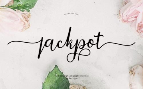 Jackpot Calligraph Font
