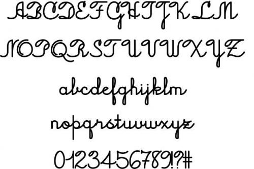 Jacob in Cursive Font