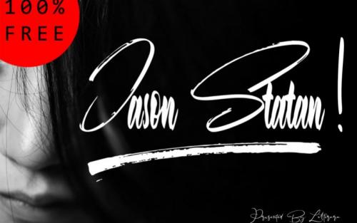Jason Statan Brush Font