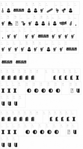 Jazz Club font