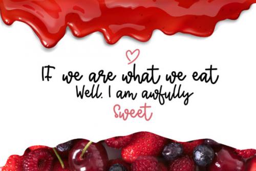 Jelly Berry Handwritten Font