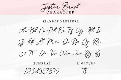 Jester Brush Font