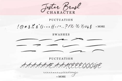 Jester Brush Font