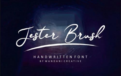 Jester Brush Font