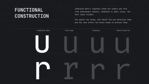 JetBrains Mono Sans Serif Font