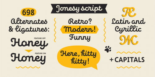 Jonesy Font Family