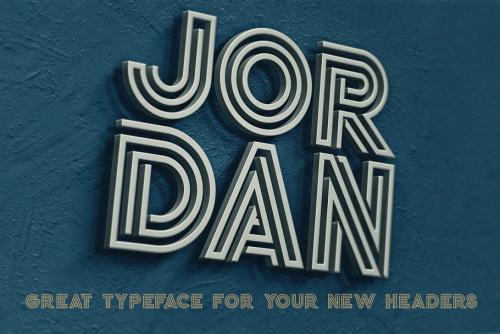 Jordan – Display Font