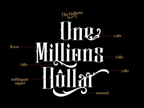 Justify Layered Font