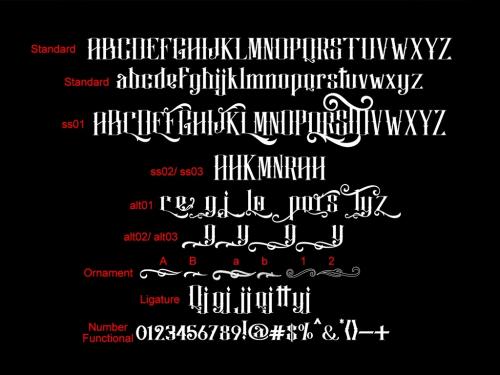 Justify Layered Font