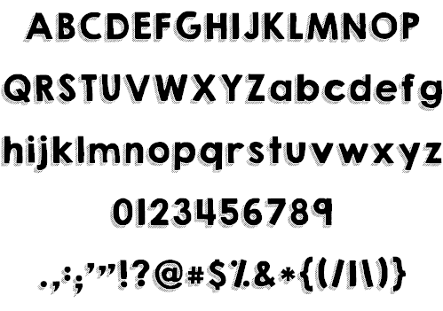 KG HAPPY font family
