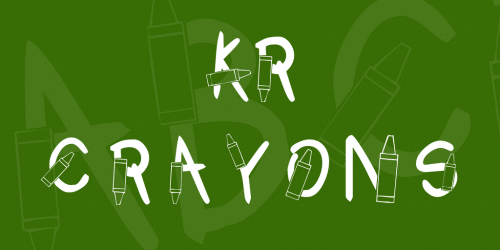 KR Crayons Font