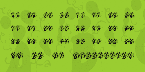 KR Jennas Party Font