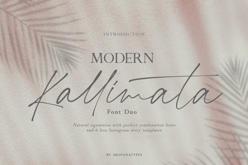 Kallimata Script Font