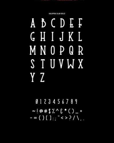 Kalopsia Slab Font
