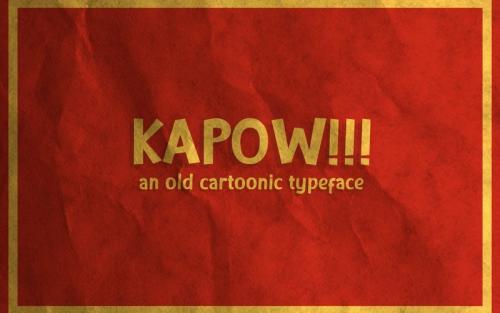 Kapow Typeface