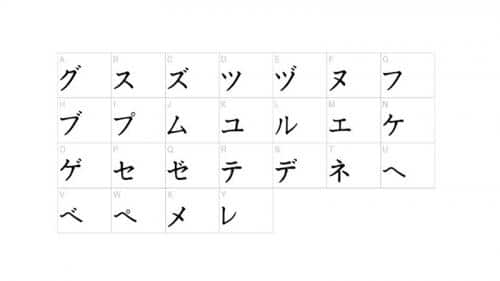 Katakana Font