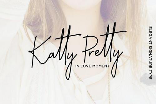 Katty Pretty Script Font