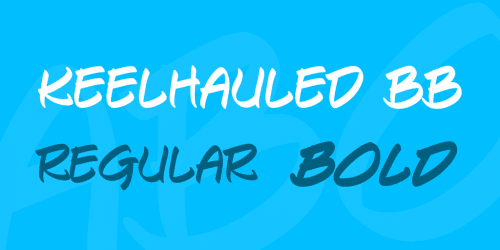 Keelhauled BB Font Family