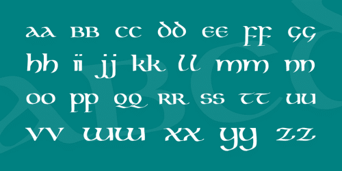 Kells Uncial Font