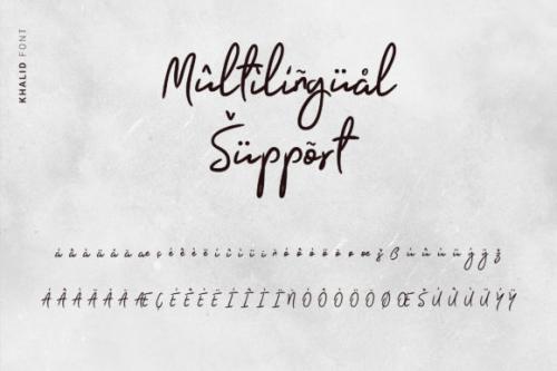Khalid Script Font