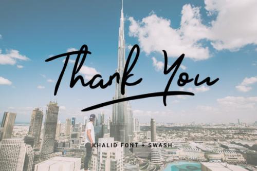 Khalid Script Font