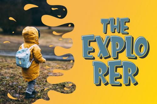 Kids Zone Layered Font