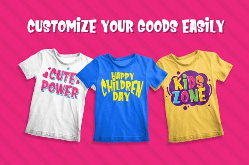 Kids Zone Layered Font