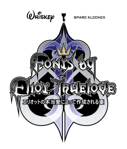 Kingdom Hearts Menu Font