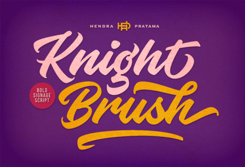 Knight Brush Font