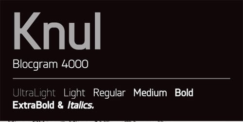 Knul Font