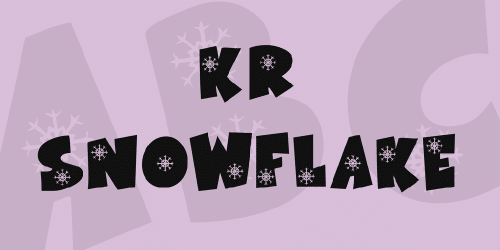 Kr Snowflake Font