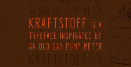 Kraftstoff Font