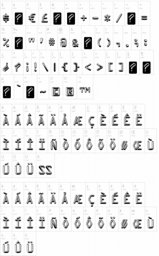 Kredit Credit Card Number Font