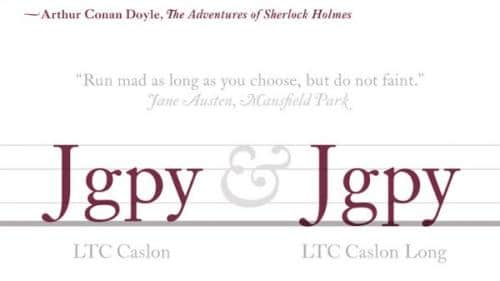 LTC Caslon Font Calson Font