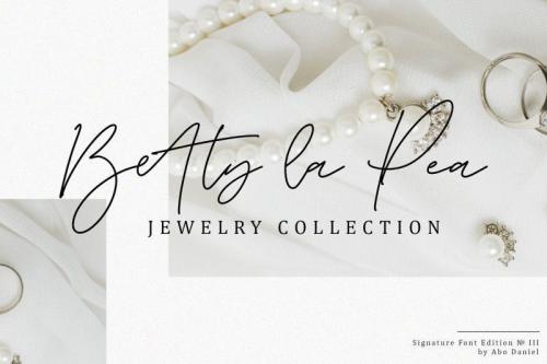 La storia Signature Font