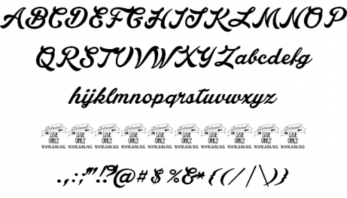 Lakesight font