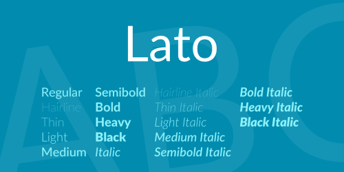 Lato Font Family