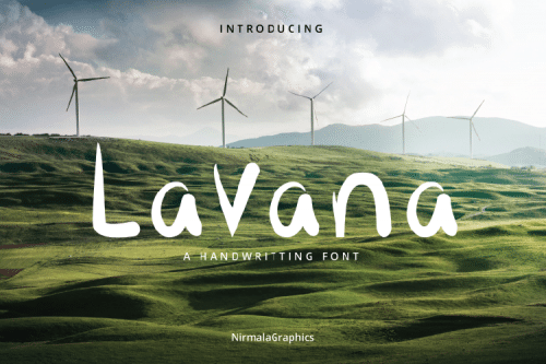 Lavana Script Font