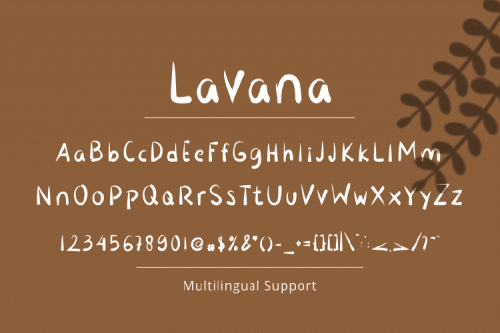 Lavana Script Font