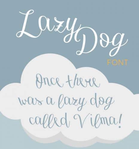 Lazy Dog Font