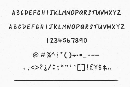Lazy Hand Font