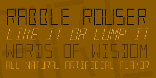 Led Font