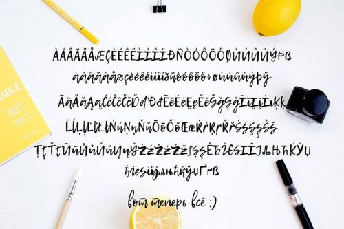 Lemon Tuesday Handwritten Font