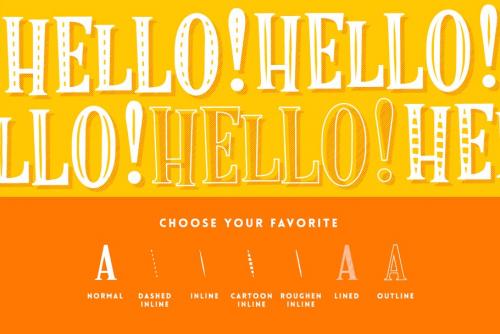 Les Paul Layered Font Family