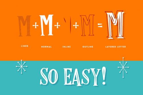 Les Paul Layered Font Family