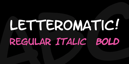 Letteromatic Font